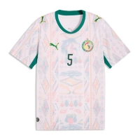 Camiseta Senegal Idrissa Gueye #5 Primera Equipación Replica Mundial 2026 mangas cortas